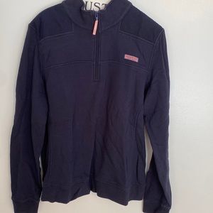 VINEYARD VINES navy quarter-zip